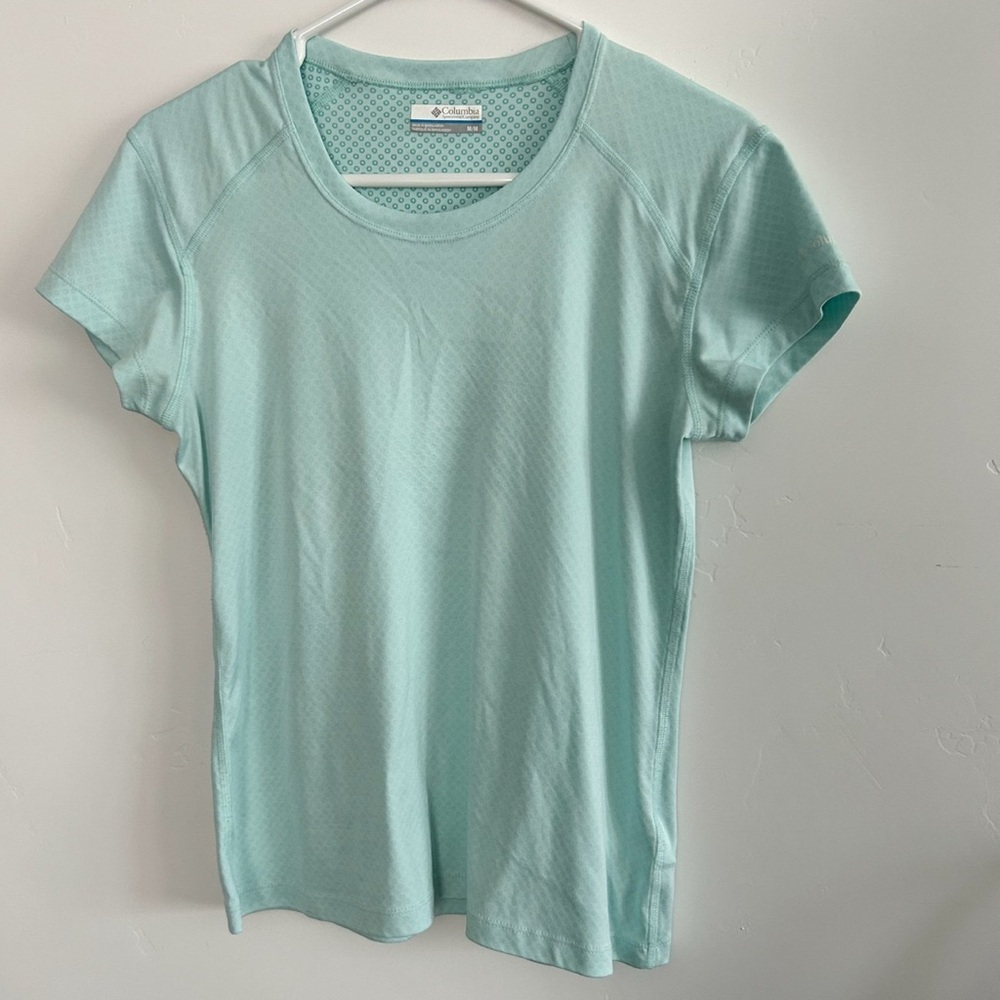 Women's Light Blue Athletic Top